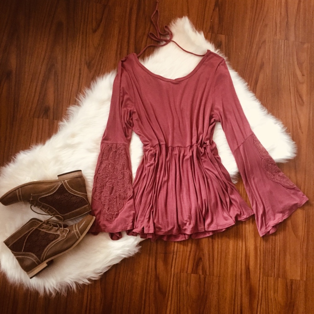 Flowy open back Tunic reversible